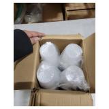 Lingringdcy 100 Monogrammed Cups Disposable Initial Plastic Cup 12 oz Wedding Personalized Cup for Wedding Reception Baby Shower Birthday Party(Letter B)