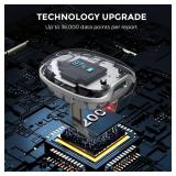 Wellue O2Ring-S Oxygen Monitor with Vibration Reminder, Bluetooth Pulse Oximeter Tracks SPO2 and Pulse Rate, 24 hrs Battery Life, 4*10 Hours Built-in Memory, Rechargeable Pulse Ox with Free PC & APP