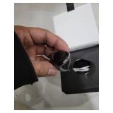 Wellue O2Ring-S Oxygen Monitor with Vibration Reminder, Bluetooth Pulse Oximeter Tracks SPO2 and Pulse Rate, 24 hrs Battery Life, 4*10 Hours Built-in Memory, Rechargeable Pulse Ox with Free PC & APP