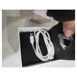 Wellue O2Ring-S Oxygen Monitor with Vibration Reminder, Bluetooth Pulse Oximeter Tracks SPO2 and Pulse Rate, 24 hrs Battery Life, 4*10 Hours Built-in Memory, Rechargeable Pulse Ox with Free PC & APP