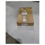 QWORK Stainless Steel Convex Mirror, Over Door Rectangular U-Bracket Rearview Mirror for Tractors, Forklifts, Trucks