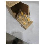 6-Pack Dimmable E12 LED Candelabra Bulbs 40Watt Equivalent, 2700K Warm White, 450Lumens, 4W B11 Vintage Chandelier Light Bulbs, LED Filament Clear Glass Candle Lamp for Ceiling Fan Home Decor