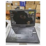 17.5\" Portable DVD Player with 15.6\" Large HD Screen, 6 Hours Rechargeable Battery, Support USB/SD Card/Sync TV and Multiple Disc Formats, High Volume Speaker, Black