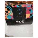 17.5\" Portable DVD Player with 15.6\" Large HD Screen, 6 Hours Rechargeable Battery, Support USB/SD Card/Sync TV and Multiple Disc Formats, High Volume Speaker, Black