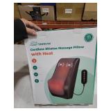 Snailax Cordless Shiatsu Neck Massager with Heat & Vibration, Back Neck Shoulder Massager for Pain Relief Deep Tissue, 4D Kneading Back Massage Pillow, Rechargeable Portable Massage