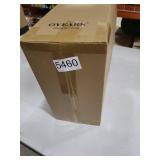 OYEARS 25\" Table Lamps Set of 2 with Night Light,Bedside Lamps for Bedroom,Boho Lamps with USB C+A Charging Ports,Farmhouse Table Lamp with Rattan,Frosted Glass,Linen Shade (Wood Grain)