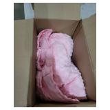 Kivik Weighted Blanket 3 lbs, 36 x 48 Inches, Pink Minky Dotted Heavy Blankets Throw, Small, Soft & Cooling, Machine Washable