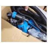 Tilswall Paint Sprayer, 800W HVLP 1200ML/Min Electric Spray Paint Gun with 2.5M Air Hose, 1300ML Detachable Container, 3 Nozzle Sizes & 3 Patterns, High Power Painter for Furniture, Cabinet, Fence