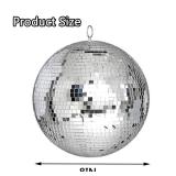 Alytimes Mirror Disco Ball - 8-Inch Cool and Fun Silver Hanging Party Disco Ball Big Party Decorations, Party Design
