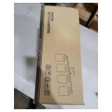 Espird 4 Light Bathroom Vanity Light - Brush Nickel Matte Vanity Lights Square Design & UL Certification & Square 26" Silver Bathroom Lights Fixture Over Mirror, Brush Nickel Light for Bedroom