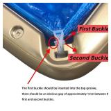 Automatic Shoe Cover Dispenser Machine with 100pcs Disposable Shoe Covers - Portable for Home, Office, Factory, Supermarket, Fits Most Shoe Sizes (Gold-Black Cover)