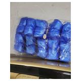 Automatic Shoe Cover Dispenser Machine with 100pcs Disposable Shoe Covers - Portable for Home, Office, Factory, Supermarket, Fits Most Shoe Sizes (Gold-Black Cover)