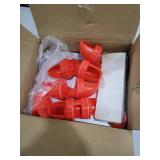 JDCQKHA 55LB Automatic Chicken Feeder, Rat Proof & No Waste Large Metal Chicken Feeder, Waterproof Galvanized Poultry Feeder with 4 Visual Windows for Chickens, Ducks, Geese, 8 Ports & Adjustable Legs