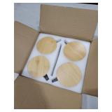 4pcs Set Vintage Coffee Mugs gifts for women, Overnight Oats Containers with Bamboo Lids and Spoons - 14oz Clear Embossed Glass Cups, Cute Coffee Bar Accessories, Iced Coffee Glasses