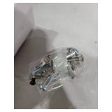 TEEHO TE002 Fingerprint Door Lock - Keyless Entry Electronic Keypad Deadbolt with 2 Backup Keys - Auto Lock - Easy Installation - Smart Locks for Front Door - Satin Nickel