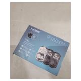 TEEHO TE002 Fingerprint Door Lock - Keyless Entry Electronic Keypad Deadbolt with 2 Backup Keys - Auto Lock - Easy Installation - Smart Locks for Front Door - Satin Nickel