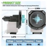 Semzohc DD81-02635A B20-3A01 Dishwasher Drain Pump Assembly Compatible With Sam-sung Dishwashers DW80CG4021SRAA DW80CG4051SRAA DW80M2020US/AA DW80N3030UB/AA DW80N3030UB/AA-00 DW80N3030US/AA