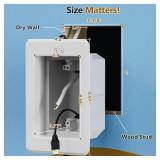 DVFR1W-1 Recessed Outlet Box