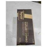 200-Piece Gold Plastic Cutlery Set - Disposable Gold Flatware - 100 Forks, 50 Spoons, 50 Heavy Duty Knives for Party Bulk