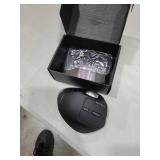 SABLUTE Ergonomic Wireless Trackball Mouse, Adjustable 0°/18° Angle, Thumb Control, Quiet Clicks, 3 Multi-Device Bluetooth & USB Receiver, Rechargeable Mouse for Office, Windows Mac