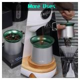 IKAPE 58mm Espresso Powder Receiver Cup, Coffee Powder Receiver Container, Suitable for 58mm Portafilters (Silver)