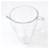 Veterger Replacement parts Glass Jar with lid, Compatible with Hamilton Beach Blenders (6cups)