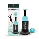 Bandit Sports Baseball Training Mini Tee Popper, Hitting Tee for Perfect Swings, Batting Machine for Practicing Hitting Without a Pitcher (1 Popper Ball Included)