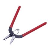 Pandahall Jewelry Hole Punch Pliers Jewelry Pliers Eyelet Pliers Craft Paper Leather Hole-punching Handed Tool Cutter Red Pin:1mm