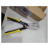 SLNIHAMS 5-Blade Hand Crimper Sheet Metal Tools, Hvac Tool for 24-28 Gauge Duct Work Downspout and Stove Pipe, 10-1/2\" Sheet Metal Crimper Gutter End Cap Duct Crimping Tool