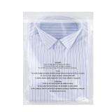 iMailer - 500 Count - 14\" x 20\" Clear Plastic Poly Bags with Suffocation Warning Self Seal 1.6 Mil for Clothing, T-Shirts, Pants - Resealable Adhesive,Not Strong
