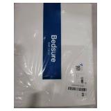 Bedsure 100% Washed Cotton Duvet Cover Oversized King - Natural White Minimalist Cotton Duvet Cover Linen Like - GentleSoft Plain Simple Bedding (Natural White, Oversized King, 120\"x98\")