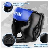 2 Pack Boxing Headgear, Boxing Gear Equipment Training Sparring Safety Head Guard Protective Gear for MMA, Kickboxing, Muay Thai, Training Helmet for Men Women