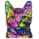 Dawhud Direct Dean Russo 9 Lives Cat Plush Blanket - 50x60-Inch Soft Fleece Throw Blanket for Bed, Couch, or Travel - Cozy Cat Blanket for Women, Men, and Kids - Thoughtful Gifts for Cat Lovers