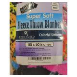 Unicorn Throw Blanket - 50x60 Inches Soft Plush Unicorn Fleece Blanket for Girls and Boys - Cozy Unicorn Kingdom Plush Throw for Bed or Couch - Thoughtful Gift for Kids and Adults