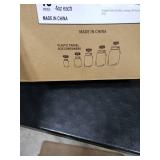 novelinks 4 oz Small Plastic Jars with Lids, 40 Pack Mini Plastic Mason Jars with Lids 4oz, Craft Storage Containers & Canning Jars & Small Spice Jars for Kitchen Organization (40 Pack,Rose Gold)