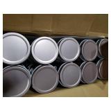 novelinks 4 oz Small Plastic Jars with Lids, 40 Pack Mini Plastic Mason Jars with Lids 4oz, Craft Storage Containers & Canning Jars & Small Spice Jars for Kitchen Organization (40 Pack,Rose Gold)