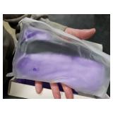 BeHoomi Heated Eye Mask Warm Compress for Eyes, Soothing Weighted Eye Mask for Sleeping, Microwave Moist Heating Pad Hot Compress for Eyes Relaxation, Reusable Sleep Mask for Home, Office (Purple)