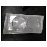 Strongest Home Wall & Door Handle Stopper 3.15 Set of 4 Pieces Clear Rubber Door Knob, Round Wall Shield Cushion, Quiet Wall Protector for Door Handle Guard Door Bumper - Self Adhesive