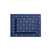 Lacoste Slice 100% Cotton Percale 4-Piece Sheet Set Cool, Crisp, Matte, and Durable, Oeko-Tex Certified Print, Vintage Indigo, Full