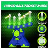 BAODLON Shooting Games Toy for Age 5, 6, 7, 8, 9, 10+ Years Old Kids, Boys - Glow in The Dark Floating Ball Target with Foam Dart Toy Gun, 10 Balls/5 Targets - Ideal Gift