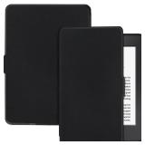 BOZHUORUI Slim Case for Kindle Paperwhite 5th/6th/7th Generation Prior to 2018 (2012-2017 Release,Model EY21 & DP75SDI) - Premium PU Leather Protective Cover with Auto Sleep/Wake (Black)