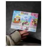 BLDR Hello Kitty and Friends Kuromis Popcorn Stand Building Set - Kuromi & Chococat Poseable Minifigures - Gifts for Kids & Sanrio Fans Ages 8+, 0129