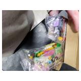 BLDR Hello Kitty and Friends Kuromis Popcorn Stand Building Set - Kuromi & Chococat Poseable Minifigures - Gifts for Kids & Sanrio Fans Ages 8+, 0129