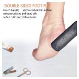 TOPMEET Foot File/Rasp,Exfoliator Pedicure Tool Foot Callus Remover Scrubber for Dead Skin,Corn and Hard Skin - Pumice Stone for Cracked Feet,Heels, Elbows, Hands in Shower