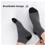 eallco 10 Pairs Mens Ankle Socks Low Cut Socks for Men Athletic Socks Breathable Cushioned