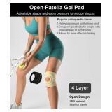 SUJAYU Knee Brace for Men Women Knee Braces for Knee Pain, Patellar Tendon Support Strap, Knee Brace for Meniscus Tear Compression Sleeve, Fit Under 170lbs (Black)