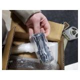 BNVB Bike Crank Arm Set 170mm 105 BCD Mountain Bike Crank Set with Bottom Bracket Crank and Chainring Bolts for MTB BMX Road Bicyle, Compatible with Shimano, FSA, Gaint (Black)