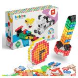 Beblox Building Blocks for Kids - 250-Piece Connecting Tiles Set - Interlocking Building Blocks for Kids, STEM Toys Kit, Fun & Educational Gifts for Boys & Girls, Preschool Learning Activities Ages 4+