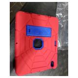 Grifobes for iPad Air 11 inch (M3/M2) 2025/2024, iPad Air 5th/4th Generation Case 2022/2020 10.9, Heavy Duty Protective Cover with Pen Holder Stand for i Pad Air 6th 5 4 (Red+Blue)