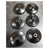 6pcs Black Candle Holder, Black Candlestick Holders Taper Candle Holders for Pillar Candles Sticks Holder Decor Halloween Christmas Decorations Candle Stick Holder Candelabros para Centros de Mesa